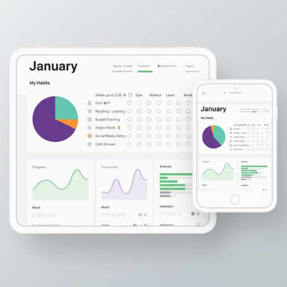 Daily & Weekly Habits Planner – Spreadsheet Template