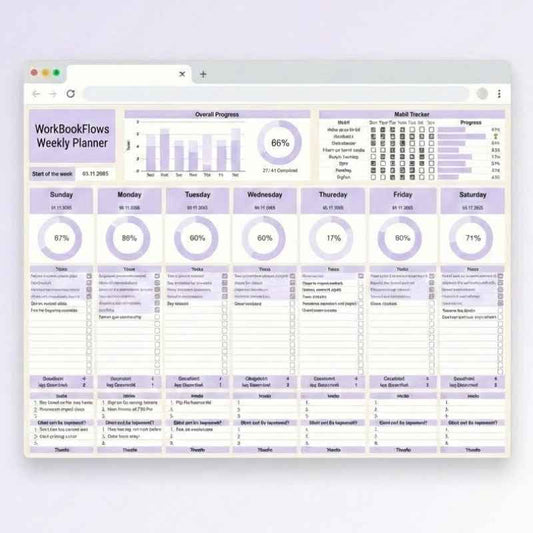 Weekly Schedule & To‑Do Planner – Spreadsheet Template