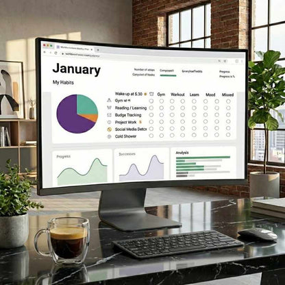 Daily & Weekly Habits Planner – Spreadsheet Template