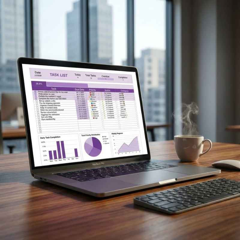 Task Tracker & To‑Do List – Spreadsheet Template